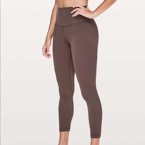 Lulu lemon aligns in black satin (25”)